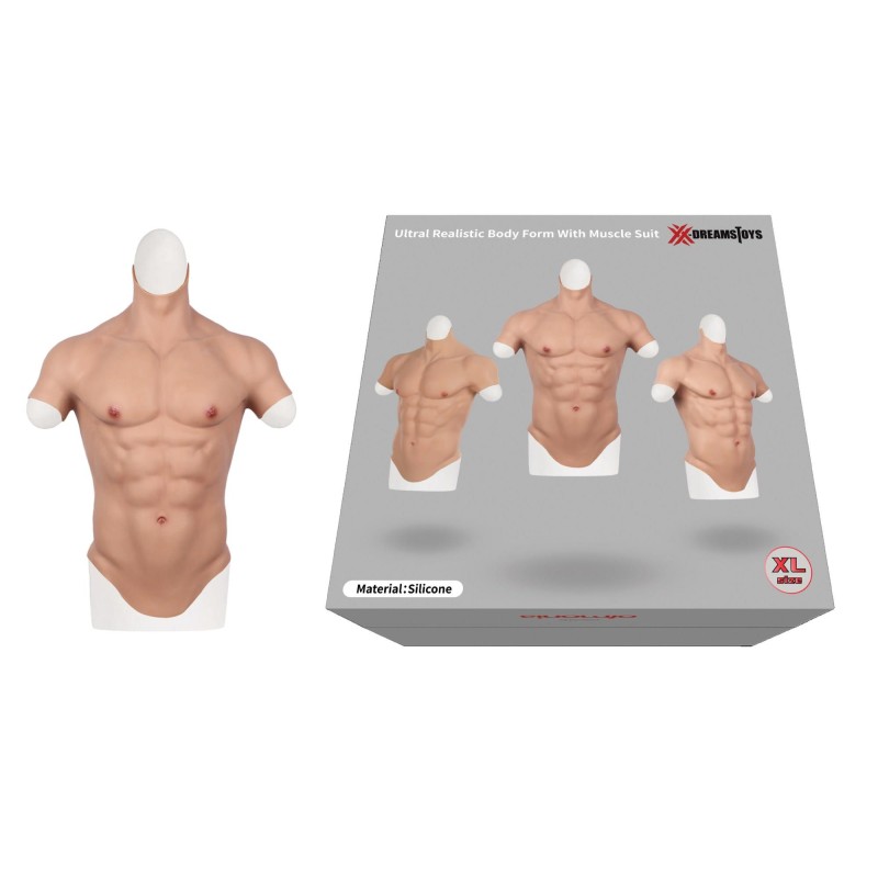 XX-DREAMSTOYS Ultra Realistic Muscle Suit Men Size XL